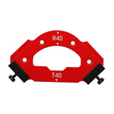 Maxbell CURVE Angle Positioning Template Hardware for Home Carpentry Cutting Machine 121mmx72mm