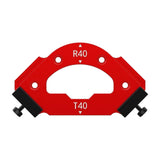 Maxbell CURVE Angle Positioning Template Hardware for Home Carpentry Cutting Machine 121mmx72mm