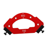 Maxbell CURVE Angle Positioning Template Hardware for Home Carpentry Cutting Machine 73mmx138mm