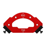 Maxbell CURVE Angle Positioning Template Hardware for Home Carpentry Cutting Machine 73mmx138mm