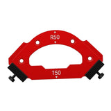 Maxbell CURVE Angle Positioning Template Hardware for Home Carpentry Cutting Machine 73mmx138mm