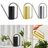 Maxbell 1500 ml Indoor Watering Can Long Mouth for Indoor Houseplants Indoor Outdoor Black