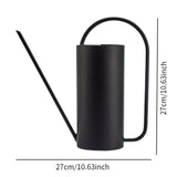 Maxbell 1500 ml Indoor Watering Can Long Mouth for Indoor Houseplants Indoor Outdoor Black