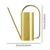 Maxbell 1500 ml Indoor Watering Can Long Mouth for Indoor Houseplants Indoor Outdoor Golden