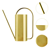 Maxbell 1500 ml Indoor Watering Can Long Mouth for Indoor Houseplants Indoor Outdoor Golden