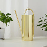Maxbell 1500 ml Indoor Watering Can Long Mouth for Indoor Houseplants Indoor Outdoor Golden