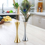 Ornamental Vase Lightweight Home Office Centerpieces for Bedroom Dining Room Gold