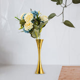 Ornamental Vase Lightweight Home Office Centerpieces for Bedroom Dining Room Gold