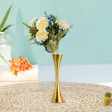 Ornamental Vase Lightweight Home Office Centerpieces for Bedroom Dining Room Gold