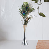 Ornamental Vase Lightweight Home Office Centerpieces for Bedroom Dining Room Silver