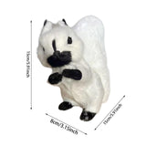 Maxbell Squirrel Statue Figurine Collection Cabinet Garden Collectibles Plush Animal