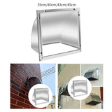 Maxbell Dryer Vent Cover Metal Easy to Install Rain, Snow Protection Wall Vent Cover 8 Inch