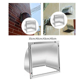 Maxbell Dryer Vent Cover Metal Easy to Install Rain, Snow Protection Wall Vent Cover 8 Inch