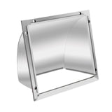 Maxbell Dryer Vent Cover Metal Easy to Install Rain, Snow Protection Wall Vent Cover 12 Inch
