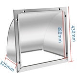 Maxbell Dryer Vent Cover Metal Easy to Install Rain, Snow Protection Wall Vent Cover 12 Inch