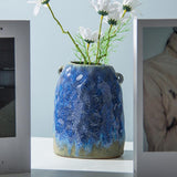 Maxbell Ceramic Flower Vase Minimalist Simple Desktop Ornament for Desk Party Office