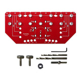 Maxbell Shelf Pin Jig and Hinge Jig 2-in-1 Cabinet Hole Pag Jig Template for Cabinet