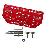 Maxbell Shelf Pin Jig and Hinge Jig 2-in-1 Cabinet Hole Pag Jig Template for Cabinet