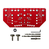Maxbell Shelf Pin Jig and Hinge Jig 2-in-1 Cabinet Hole Pag Jig Template for Cabinet