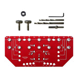Maxbell Shelf Pin Jig and Hinge Jig 2-in-1 Cabinet Hole Pag Jig Template for Cabinet