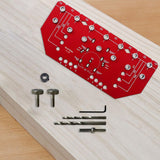 Maxbell Shelf Pin Jig and Hinge Jig 2-in-1 Cabinet Hole Pag Jig Template for Cabinet