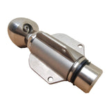 Maxbell Sewer Nozzle 3/4" Stainless Steel Sewer Nozzle for Drain Pipe Gardening Tube front 1 rear 2