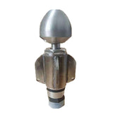 Maxbell Sewer Nozzle 3/4" Stainless Steel Sewer Nozzle for Drain Pipe Gardening Tube front 1 rear 4