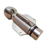 Maxbell Sewer Nozzle 3/4" Stainless Steel Sewer Nozzle for Drain Pipe Gardening Tube front 1 rear 4