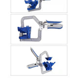 Maxbell 90 Degree Right Angle Clamp Movable for Crafting Project Photo Frame Welding