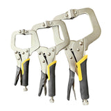Maxbell 3 Pieces Woodworking Locking Pliers 6 Inches 9 Inches 11 Inches for Workshop