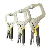 Maxbell 3 Pieces Woodworking Locking Pliers 6 Inches 9 Inches 11 Inches for Workshop