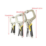 Maxbell 3 Pieces Woodworking Locking Pliers 6 Inches 9 Inches 11 Inches for Workshop
