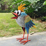 Maxbell Bird Sculpture Garden Decoration Iron Art Figurine for Backyard Decor Sturdy