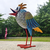 Maxbell Bird Sculpture Garden Decoration Iron Art Figurine for Backyard Decor Sturdy