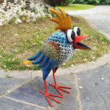 Maxbell Bird Sculpture Garden Decoration Iron Art Figurine for Backyard Decor Sturdy