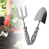 Maxbell Garden Tools Set Heavy Duty Plant Fork and Shovel for Bonsai Outdoor Indoor