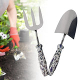 Maxbell Garden Tools Set Heavy Duty Plant Fork and Shovel for Bonsai Outdoor Indoor