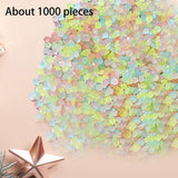 Maxbell 3-5mm Resin Glow in A Dark Pebbles Sand Multipurpose for Yard Aquarium Decor