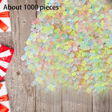 Maxbell 3-5mm Resin Glow in A Dark Pebbles Sand Multipurpose for Yard Aquarium Decor