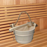 6L Gifts Multifunctional Sturdy Sauna Bucket and Ladle for Bathroom Home