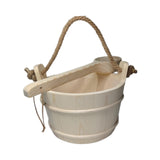 6L Gifts Multifunctional Sturdy Sauna Bucket and Ladle for Bathroom Home