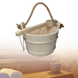 6L Gifts Multifunctional Sturdy Sauna Bucket and Ladle for Bathroom Home