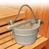 6L Gifts Multifunctional Sturdy Sauna Bucket and Ladle for Bathroom Home