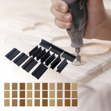 Maxbell Rubber Sand Paper Mat DIY Crafts Easy Use Automobiles Angle Sanding Grips Set With 30 Yellow Paper