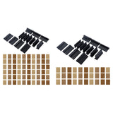 Maxbell Rubber Sand Paper Mat DIY Crafts Easy Use Automobiles Angle Sanding Grips Set With 30 Yellow Paper