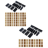 Maxbell Rubber Sand Paper Mat DIY Crafts Easy Use Automobiles Angle Sanding Grips Set With 30 Yellow Paper