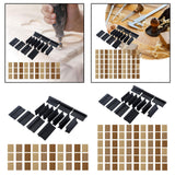 Maxbell Rubber Sand Paper Mat DIY Crafts Easy Use Automobiles Angle Sanding Grips Set With 30 Yellow Paper