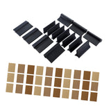 Maxbell Rubber Sand Paper Mat DIY Crafts Easy Use Automobiles Angle Sanding Grips Set With 30 Yellow Paper