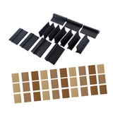Maxbell Rubber Sand Paper Mat DIY Crafts Easy Use Automobiles Angle Sanding Grips Set With 30 Yellow Paper