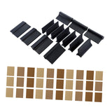Maxbell Rubber Sand Paper Mat DIY Crafts Easy Use Automobiles Angle Sanding Grips Set With 30 Yellow Paper